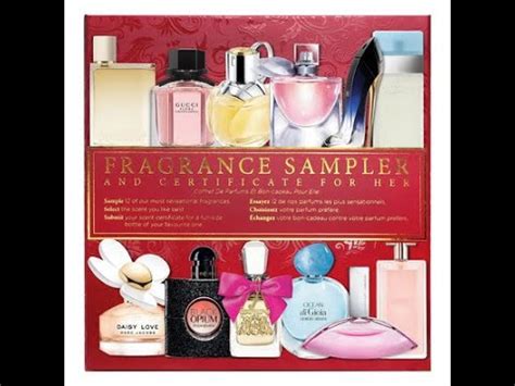 shoppers drug mart perfume sampler.